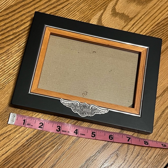 Harley-Davidson® 4 x 6 Black/Orange Photo Frame -Bar & Shield Winged Logo - Picture 10 of 14